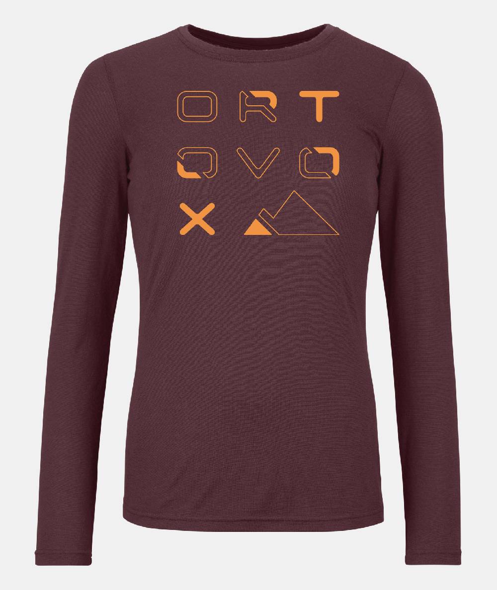Ortovox 185 MERINO BRAND OUTLINE LS