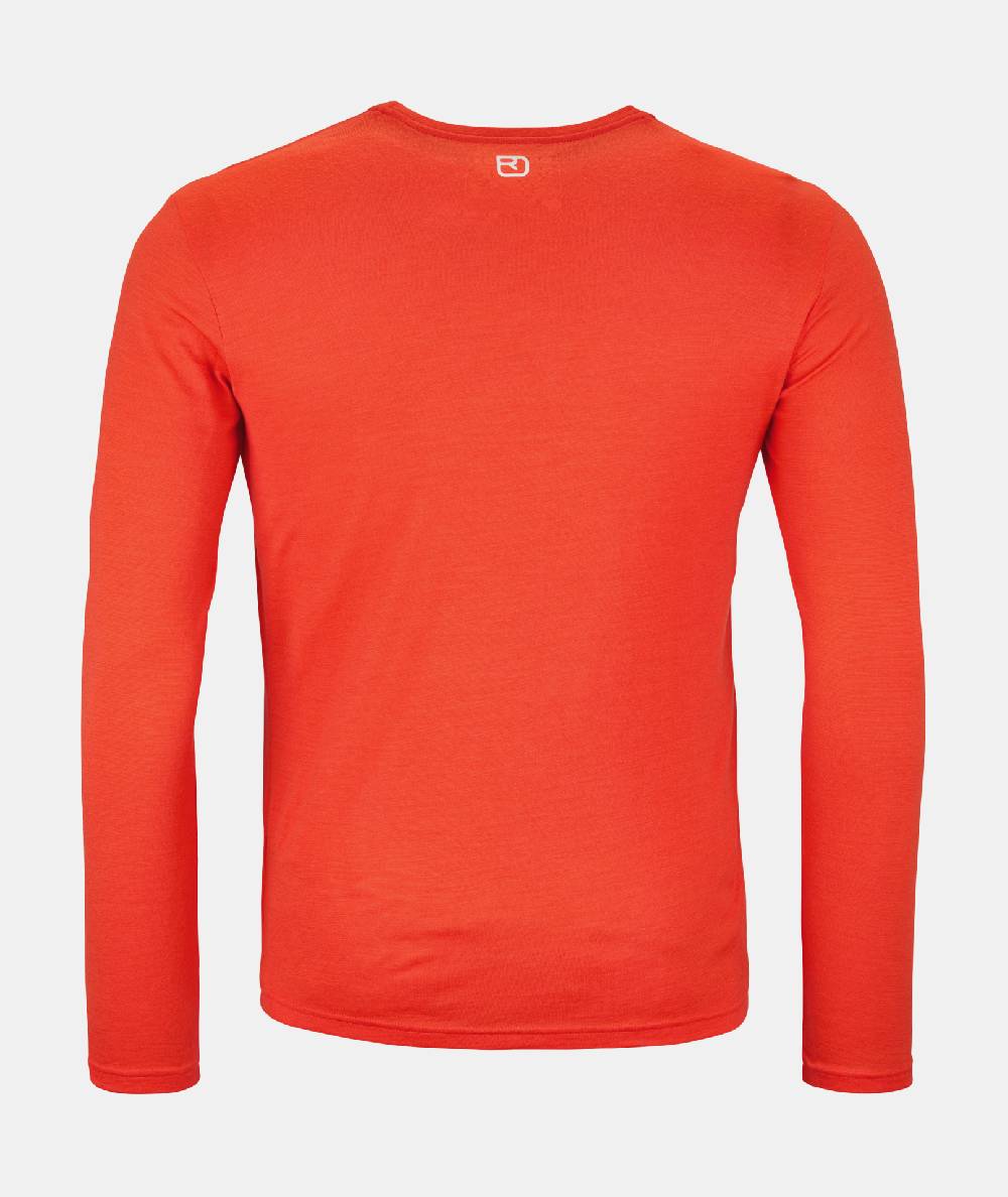 Ortovox 185 MERINO BRAND OUTLINE LS Großer Ausverkauf