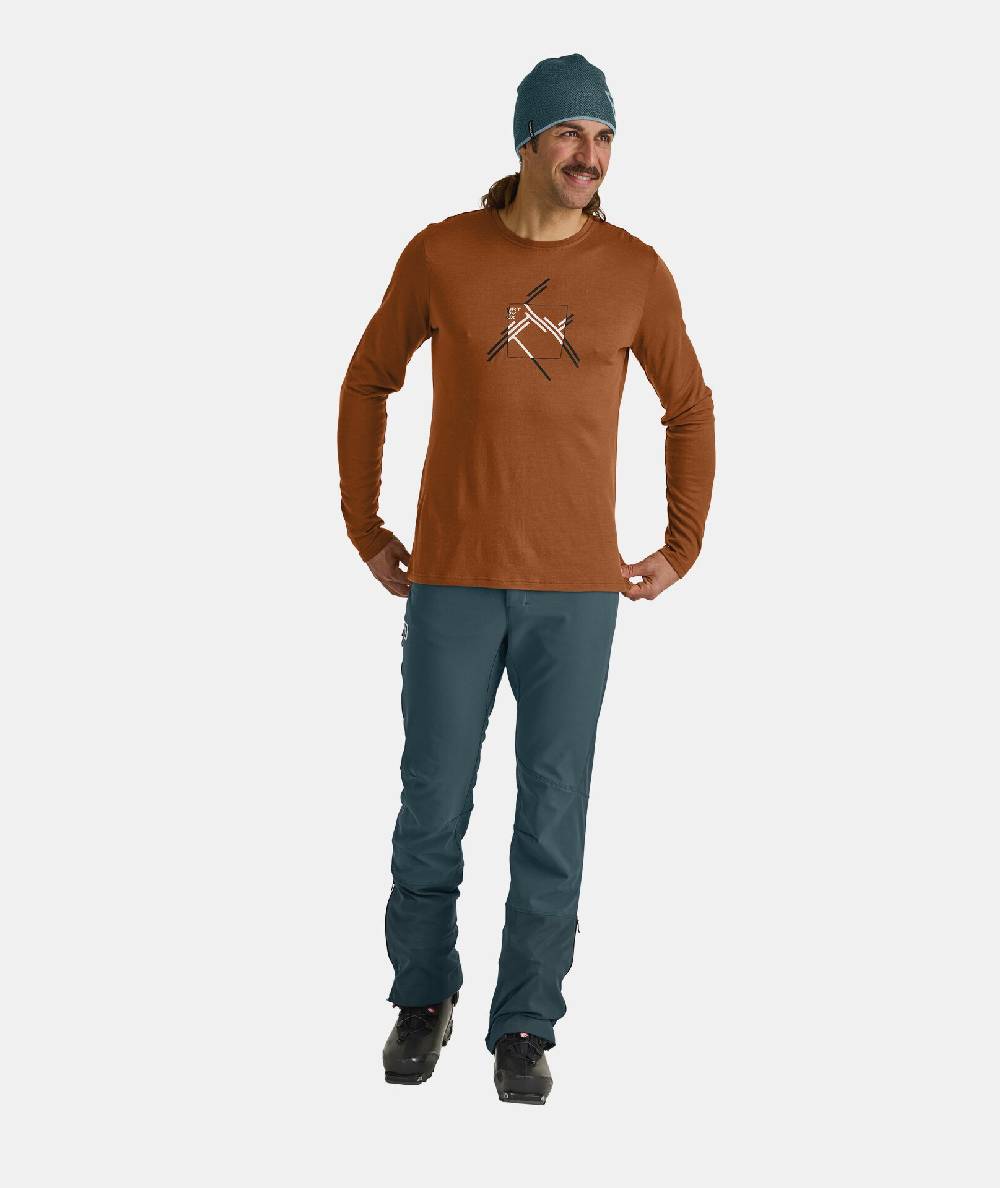 Ortovox 185 MERINO MTN CUTOUT LS Super Rabatt