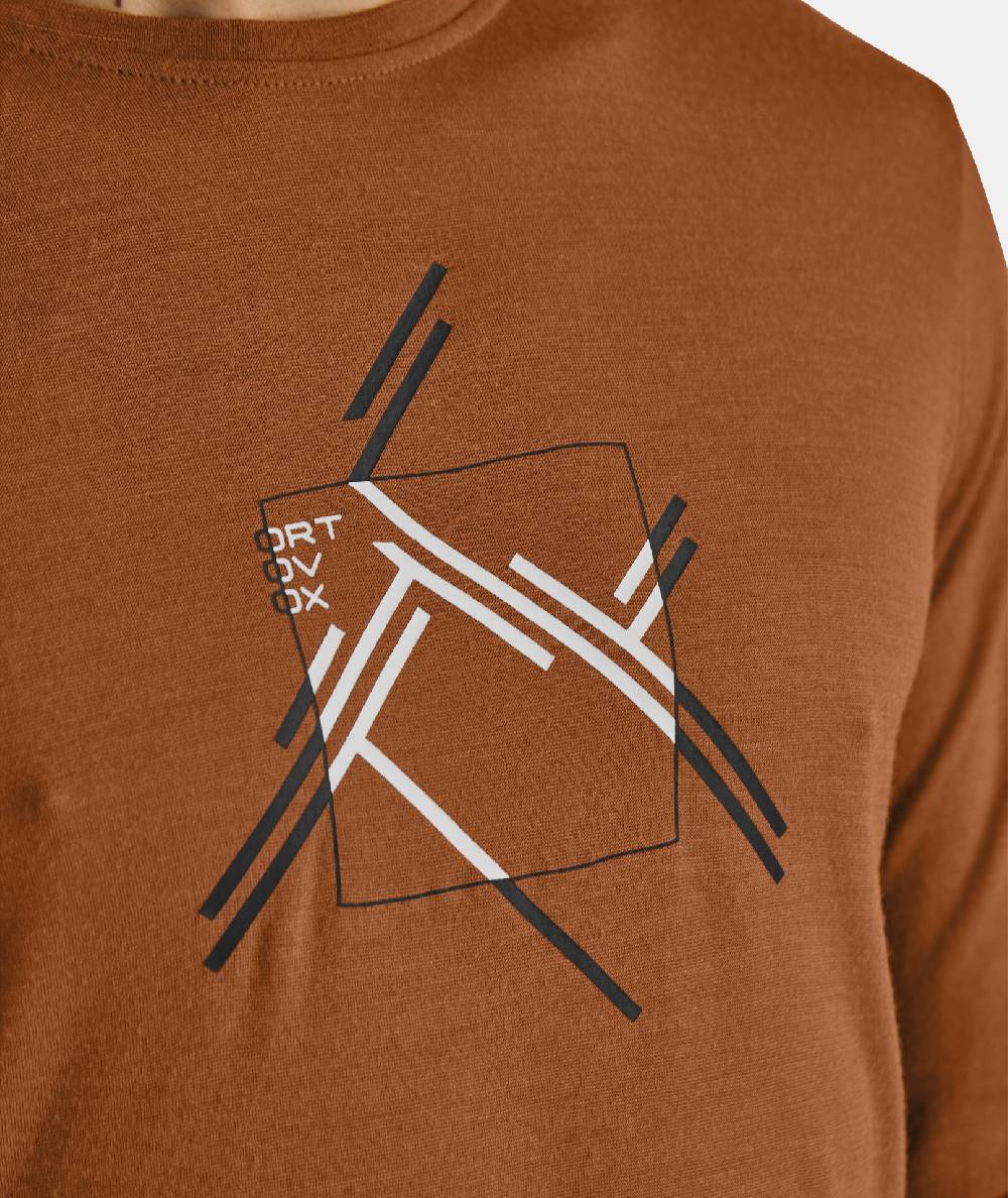 Ortovox 185 MERINO MTN CUTOUT LS Super Rabatt