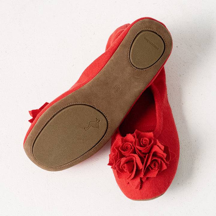 ﻿Pampuschen Grace wool erdbeere Online Outlet