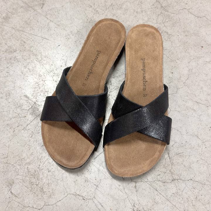 Pampuschen Lyda B metallic schwarz Bestseller