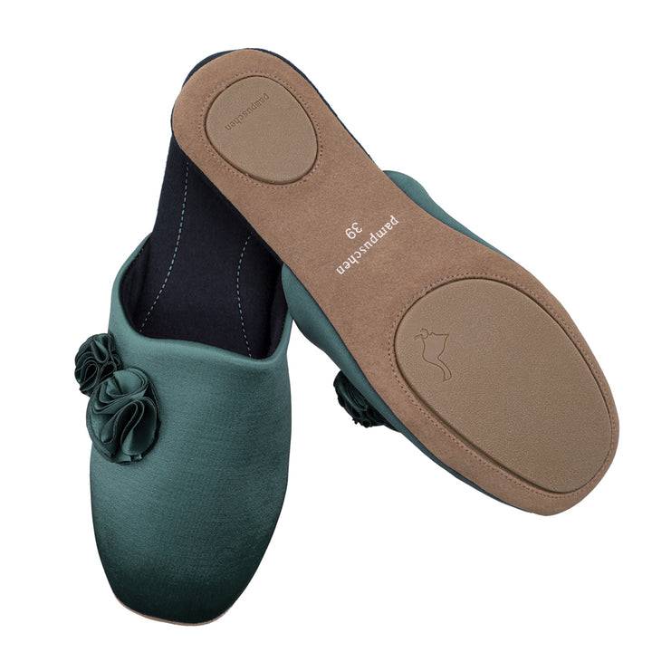 Pampuschen Ginger satin kiefer Tägliche Deals