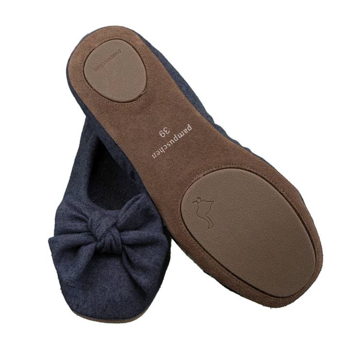 Pampuschen Daisy wool anthrazit VIP-Rabatte