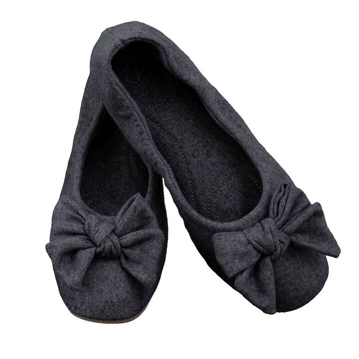 Pampuschen Daisy wool anthrazit VIP-Rabatte