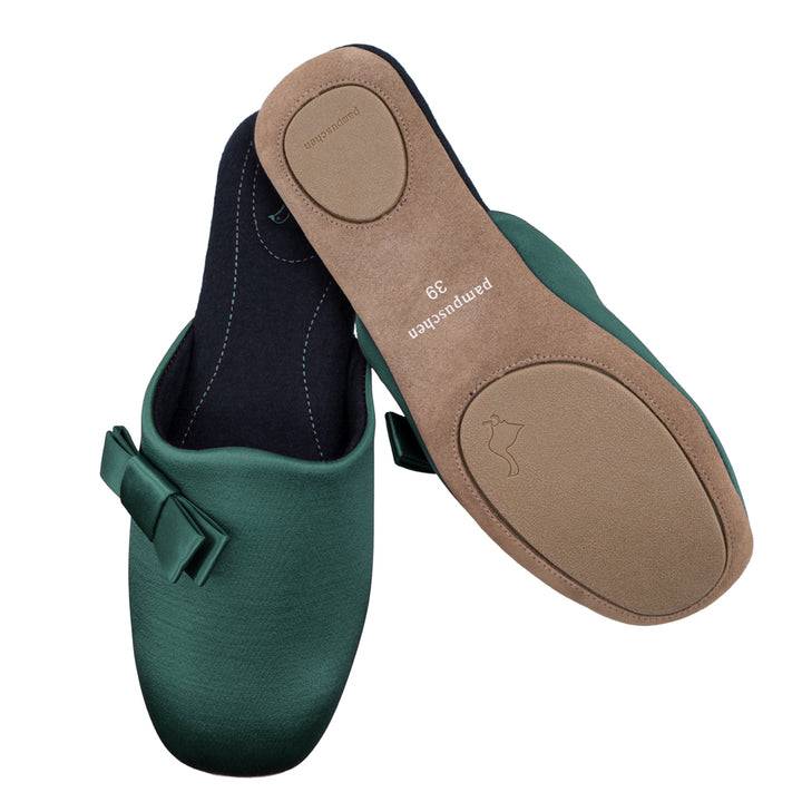 Pampuschen Jane satin kiefer Super Sparpreis