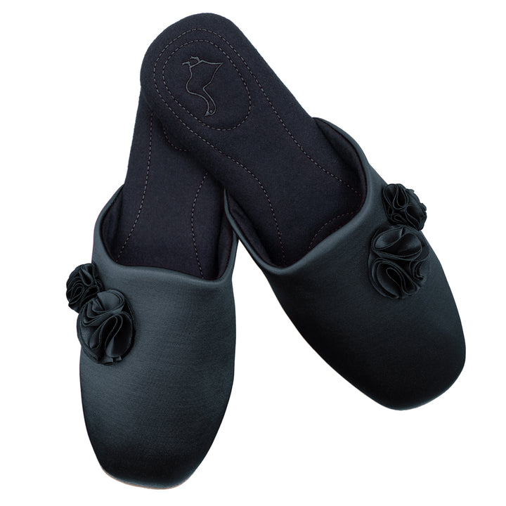 Pampuschen Ginger satin schwarz Kostenlose Rückgabe