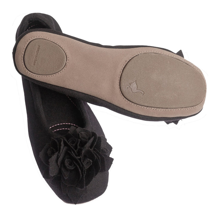 Pampuschen Grace wool schwarz Super Rabatt
