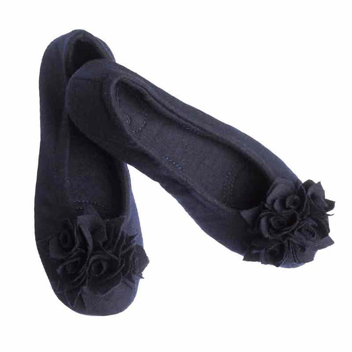 Pampuschen Grace wool dunkelblau Riesige Rabatte