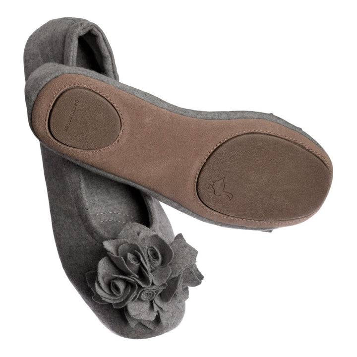 Pampuschen Grace wool kies Clearance-Verkauf