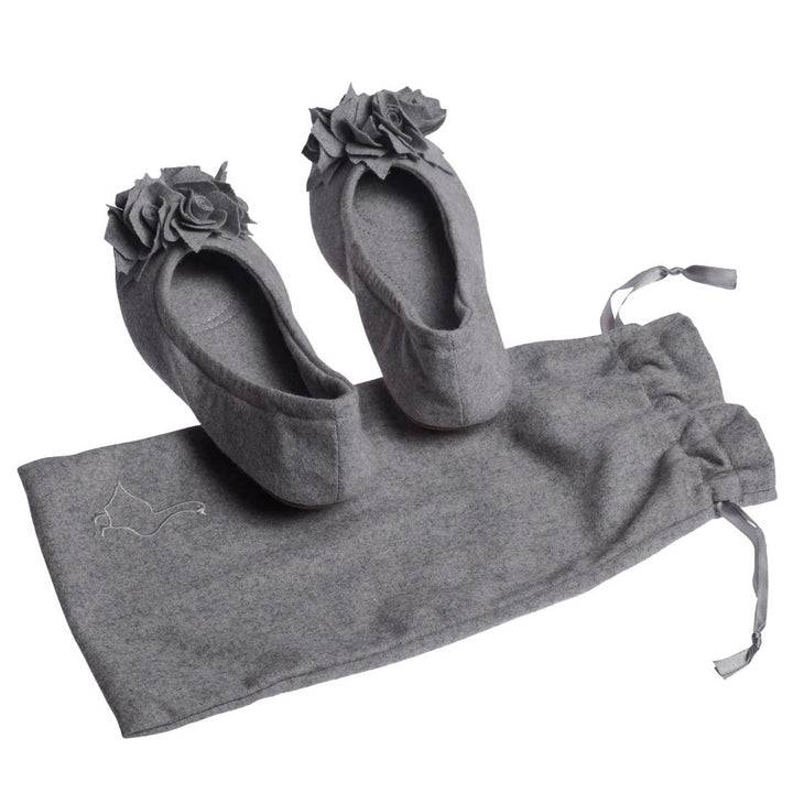 Pampuschen Grace wool kies Clearance-Verkauf