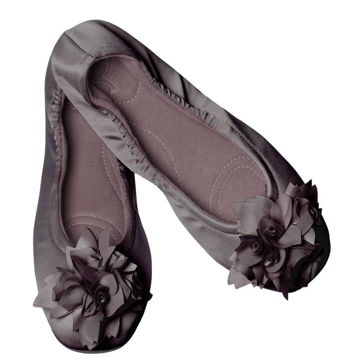 Pampuschen Grace satin taupe 2025