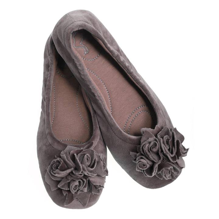 Pampuschen Grace velvet taupe Online