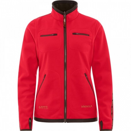 Parforce Fleece jacke HARKILA Kamko Damen (braun/rot) Letzter Tag