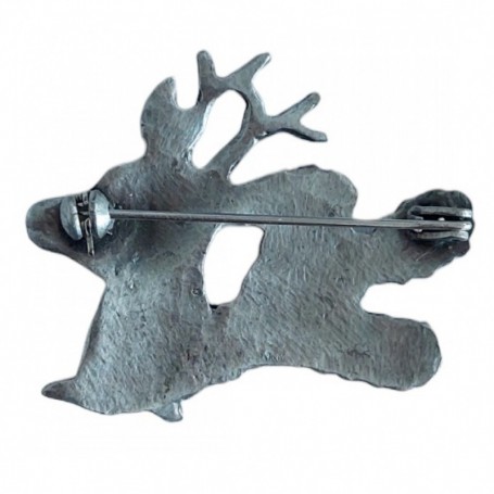 Parforce Anstecknadel mit Motiv Hirsch mit Tannenzweig ARTURE (2609) im Angebot