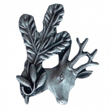 Parforce Anstecknadel mit Motiv Hirsch mit Tannenzweig ARTURE (2609) im Angebot