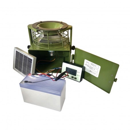 Parforce Automatischer Metall-Wildfütterer HUNTERA FeedPro M2 12V mit Solarpanel Neueste Mode