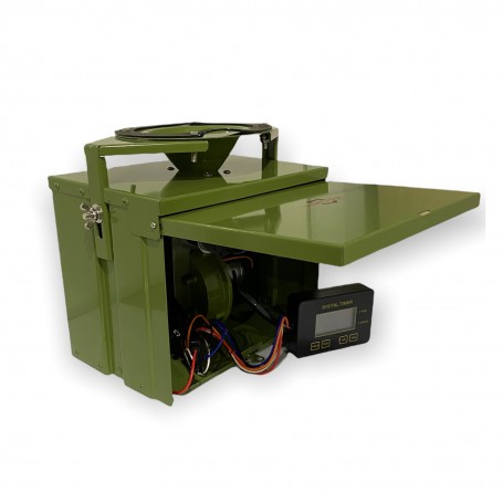 Parforce Automatischer Metall-Wildfütterer HUNTERA FeedPro M3 12V mit 2 Motoren Online Outlet