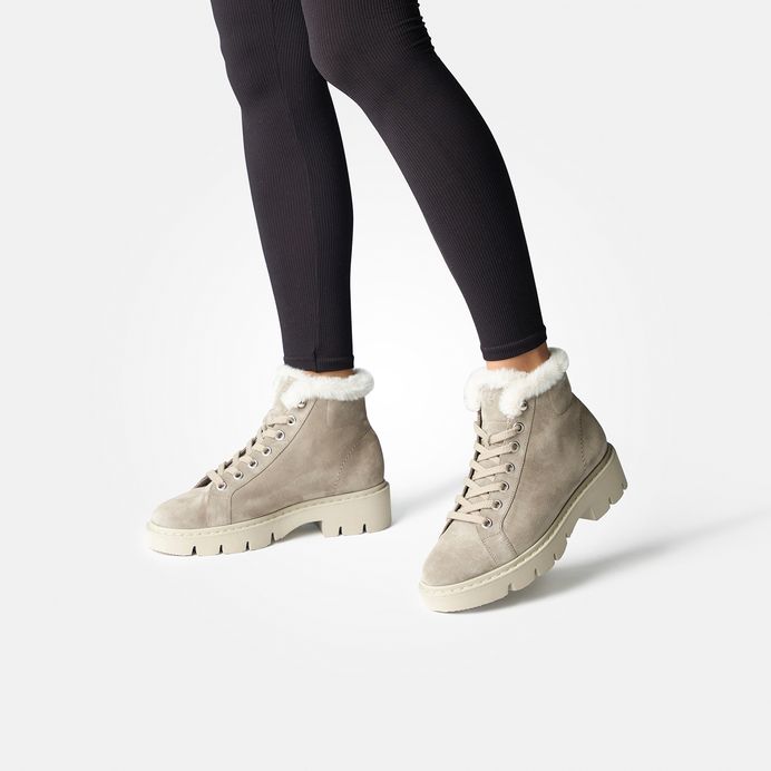 Paul Green Schnürbootie mit Wechselfußbett und Warmfutter 8107-014 Kostenlose Rückgabe