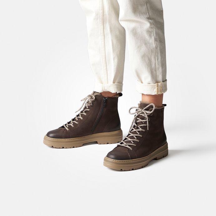 Paul Green Schnürstiefelette mit Warmfutter 5287-066 Rabatt