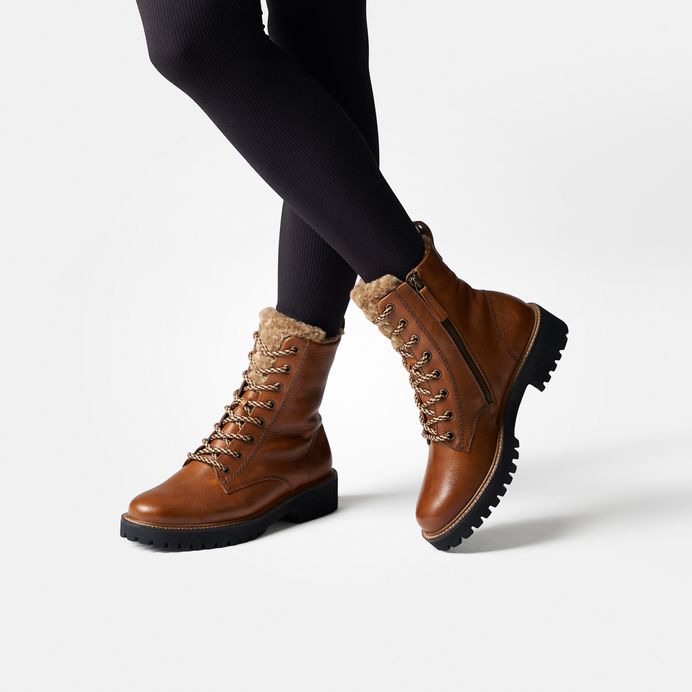 Paul Green Schnürbootie mit Warmfutter 8175-006 Weihnachtsangebot