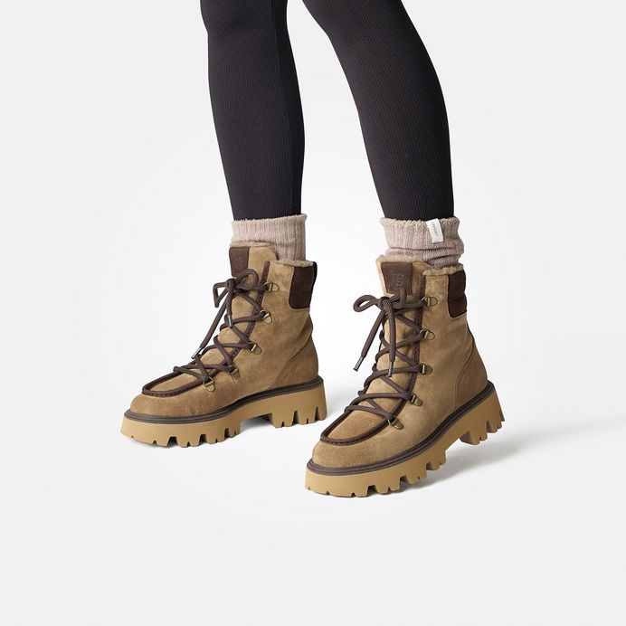 Paul Green Schnürbootie mit Warmfutter 8061-014 Schlussverkauf