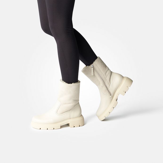 Paul Green Stiefelette mit Lammfell 8064-004 Bestseller