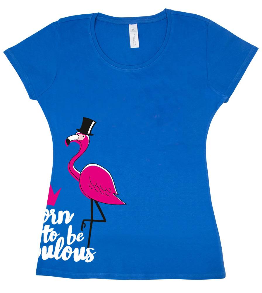 PFIFF 102520 T-Shirt 'Fabulous Flamingo'