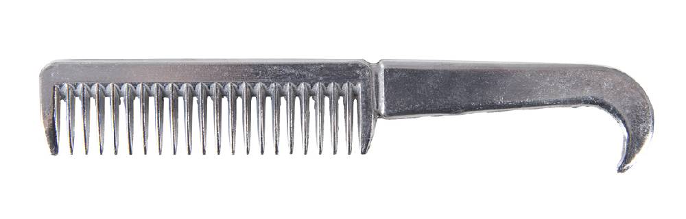 PFIFF 009293 Mähneverziehkamm mit Hufkratzer (Aluminium) MENGENANGEBOT