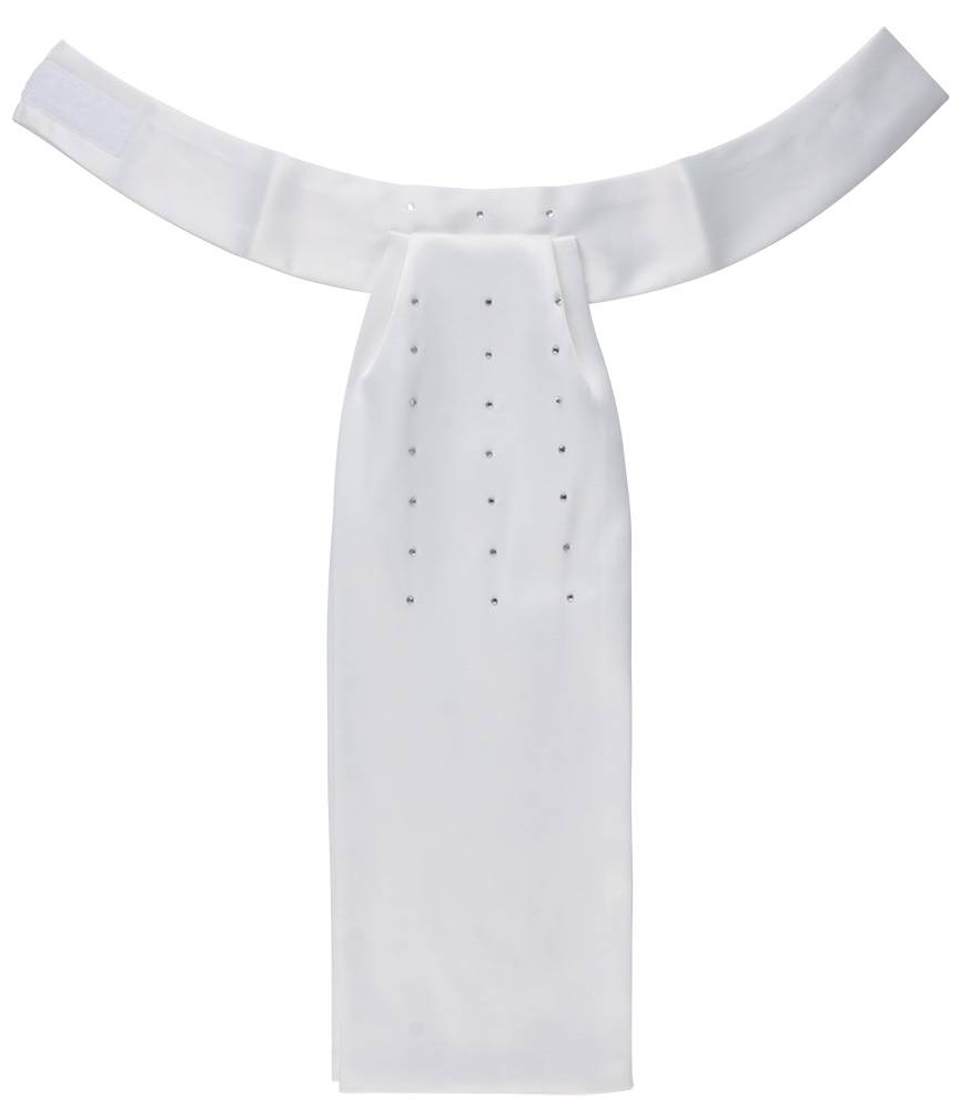 PFIFF 102849 Plastron 'Snowfall' Damen Kinder