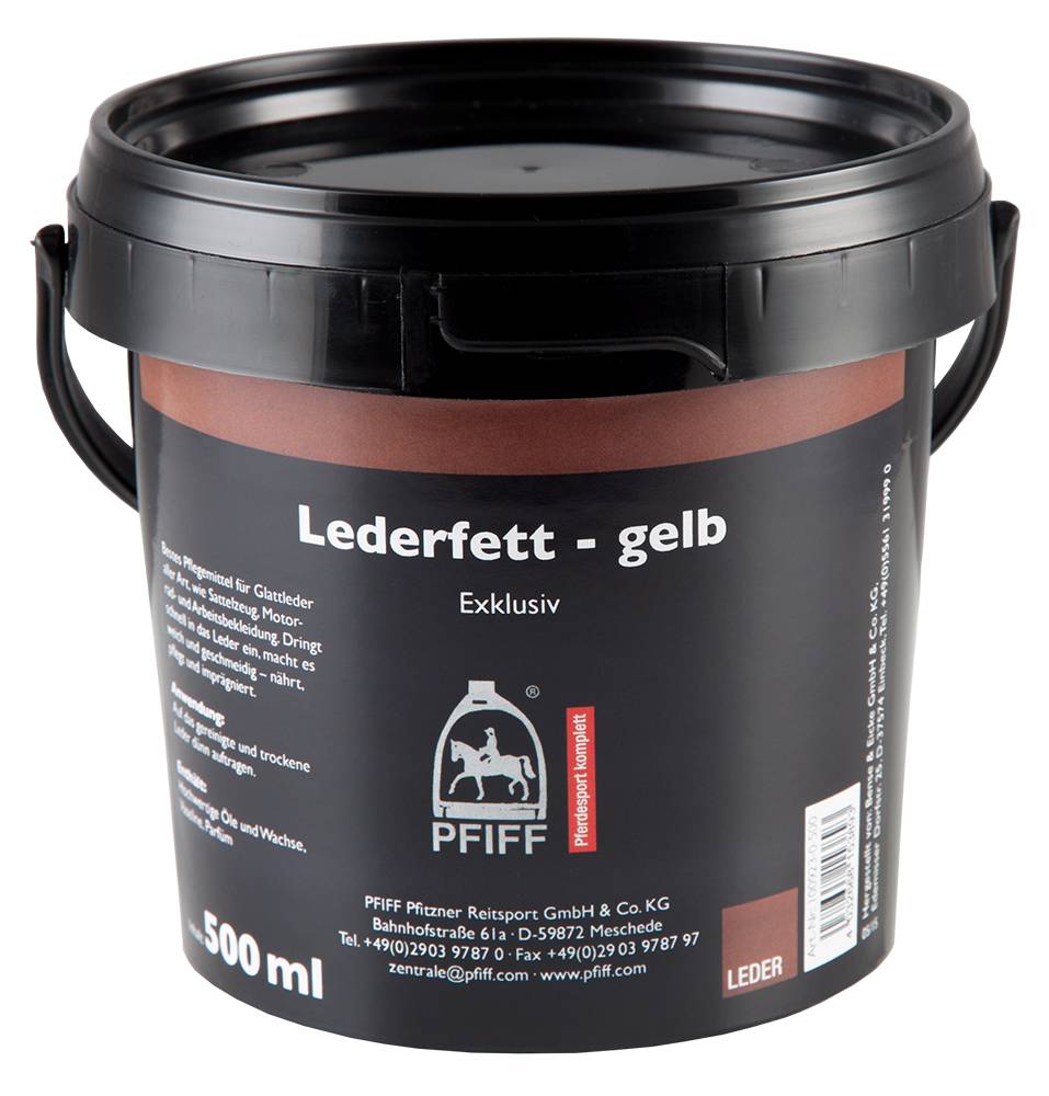 PFIFF 100923 Lederfett - gelb