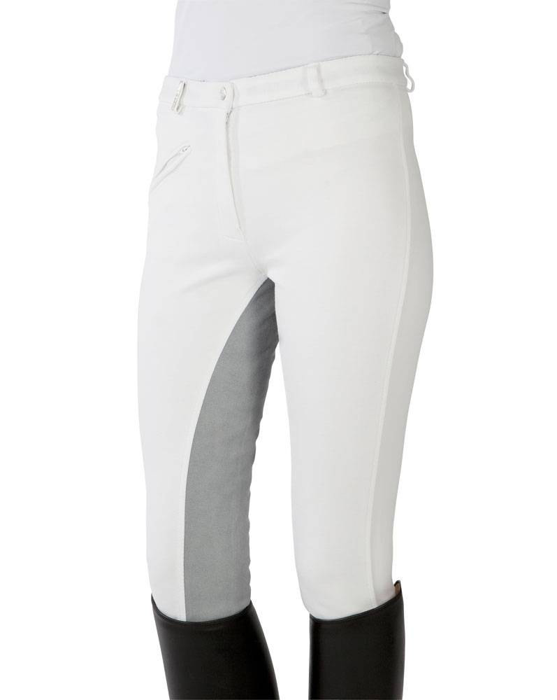 PFIFF 100319 Reithose Damen Vollbesatz grau MENGENANGEBOT