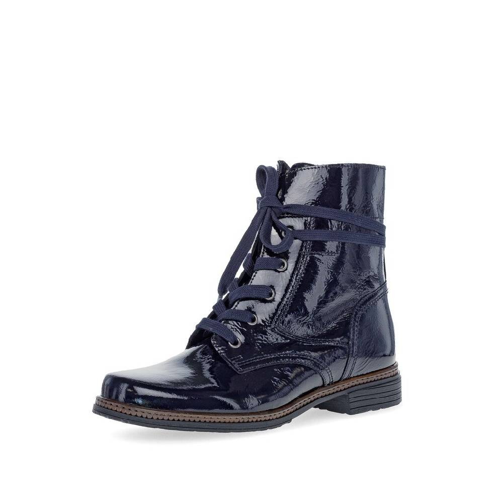 Pius Gabor Schnürstiefelette blau Neuheiten