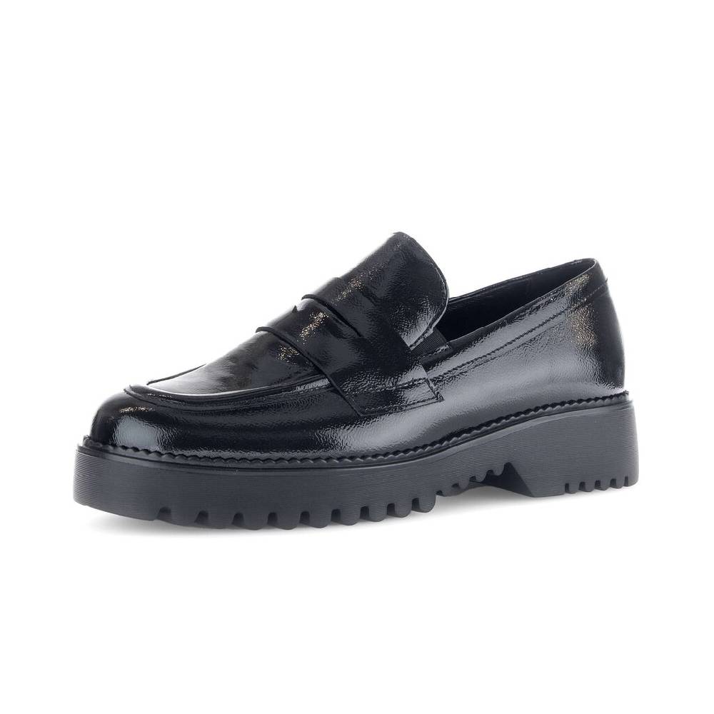 Pius Gabor Loafer schwarz Saisonschlussverkauf
