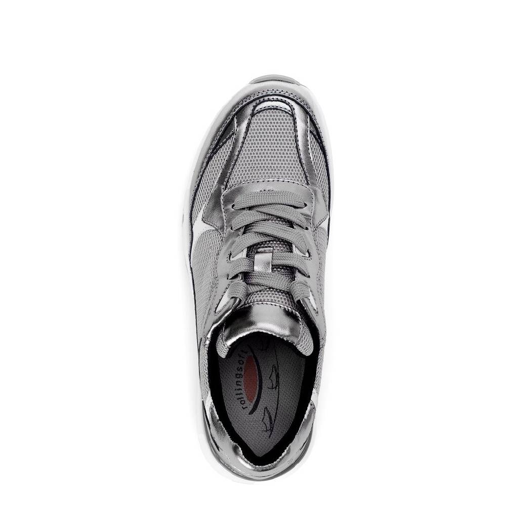 Pius Gabor Sneaker low silber Räumungsverkauf