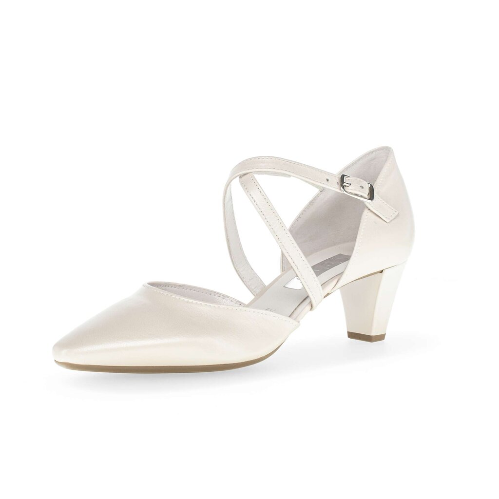 Pius Gabor Spangenpumps weiß Super Rabatt