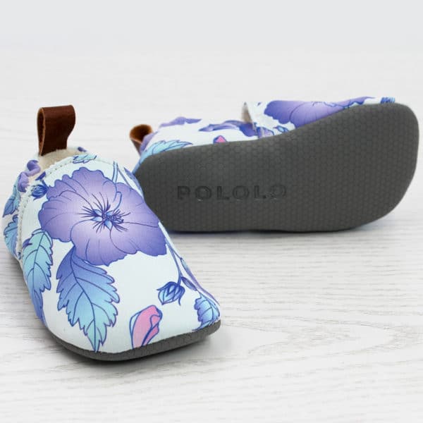 Pololo Barfuß Hausschuh Blaue Blume Wochenangebot