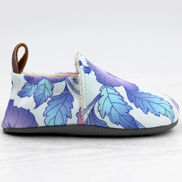 Pololo Barfuß Hausschuh Blaue Blume Wochenangebot