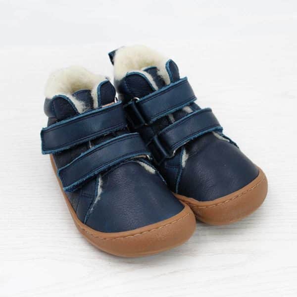 Pololo Barfuß Winterstiefel Blau