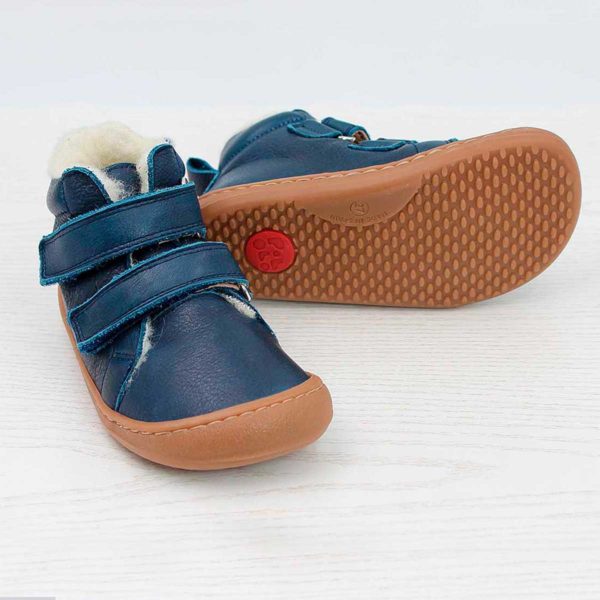 Pololo Barfuß Winterstiefel Blau Nur für heute