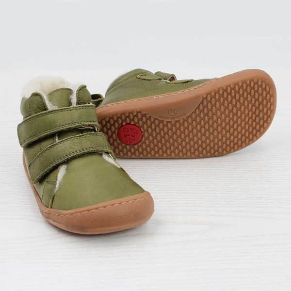 Pololo Barfuß Winterstiefel Grün Sonderangebot der Fabrik