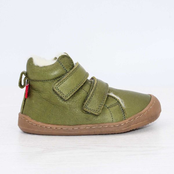 Pololo Barfuß Winterstiefel Grün Sonderangebot der Fabrik