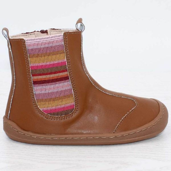 Pololo Barfußschuh Chelsea aus Kaktusleder Braun (vegan) Super Rabatt