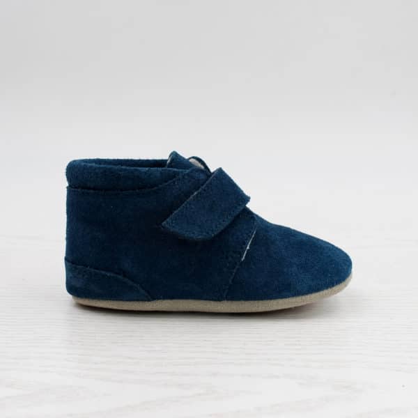 Pololo Für die ersten Schritte – “Porto” der Barfuß Kleinkindschuh blau als Kletter Kostenloser Versand international