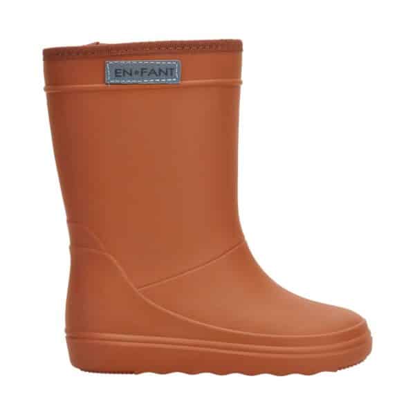 Pololo Gummistiefel EnFant gefüttert Braun 20-30 Exklusivangebot
