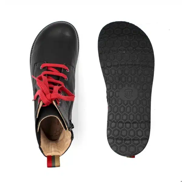 Pololo Barfußschuh Damenstiefellette „MN Aspen“ von Martin Natur – Schwarz Große Rabatte