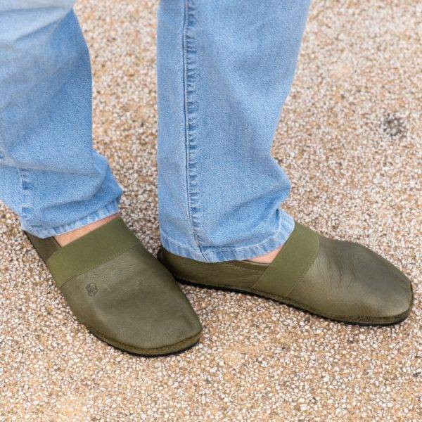 Pololo Barfußschuh für große Kinder und Erwachsene “MN-Apache” grün Saisonale Angebote
