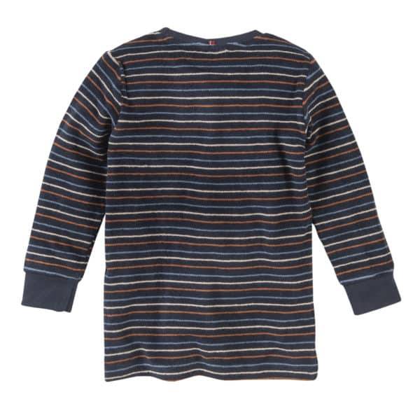 Pololo People Wear Organic Frottée- Pyjama, bunt geringelt, aus 100% Baumwolle (Bio) Outlet