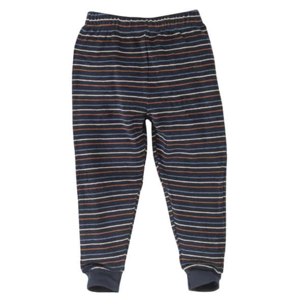 Pololo People Wear Organic Frottée- Pyjama, bunt geringelt, aus 100% Baumwolle (Bio) Outlet