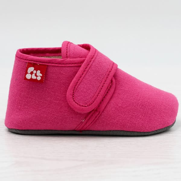 Pololo Barfuß Hausschuh mit Klettverschluss – pink Neueste Mode